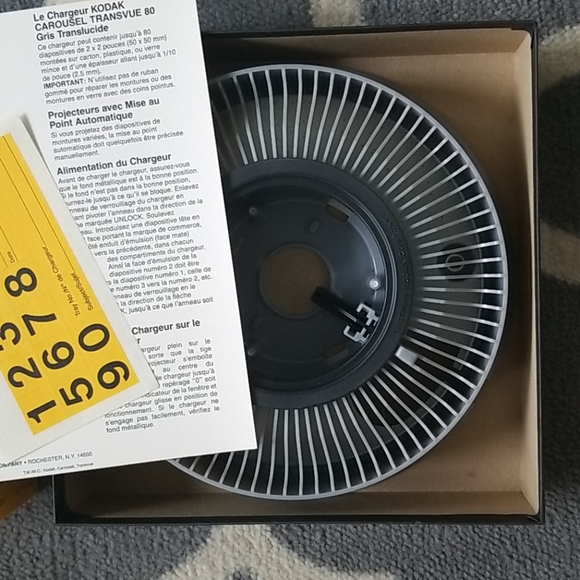 Vintage, New in Original Box Kodak Carousel Transvue 80 Slide Trays - Picture 3 of 5